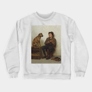 A Taste for Pie by John George Brown Crewneck Sweatshirt